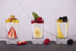 View 3668 Scoopables Chia Pudding 3 shot glasses Fruit Base